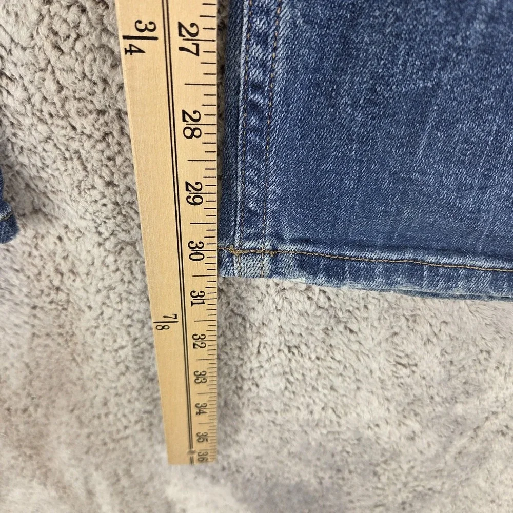 Diesel Jeans Mens 30x32 Blue Akee Regular Slim Tapered Button Fly Stretch 084GG